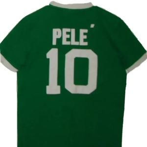 New York Cosmos Umbro Pele #10 Football Shirt Retro Rare Soccer Jersey Brazil M